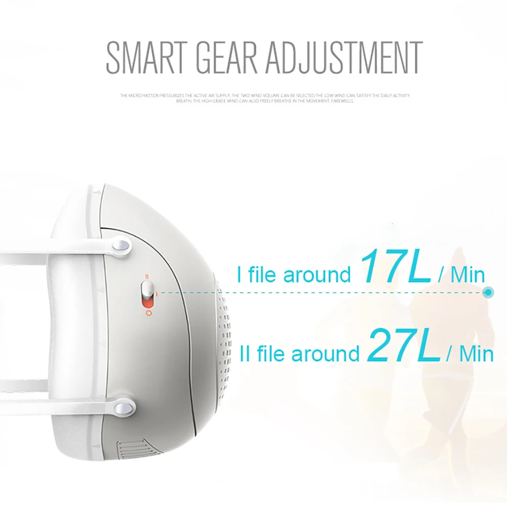 PM2.5 Dust Mask Smart Electric Fan Mask Anti-Pollution Breathable Anti Smog Filter Outdoor Mask Electric Fan Mask New F24
PM2.5 Dust Mask Smart Electric Fan Mask Anti-Pollution Breathable Anti Smog Filter Outdoor Mask Electric Fan Mask New F24