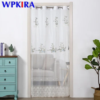 1 PCS Grommet Top Luxury Embroidered Voile Curtain For Living Room Divided Kitchen Door Sheer Window Panel Doorway Tulle Curtain
1 PCS Grommet Top Luxury Embroidered Voile Curtain For Living Room Divided Kitchen Door Sheer Window Panel Doorway Tulle Curtain