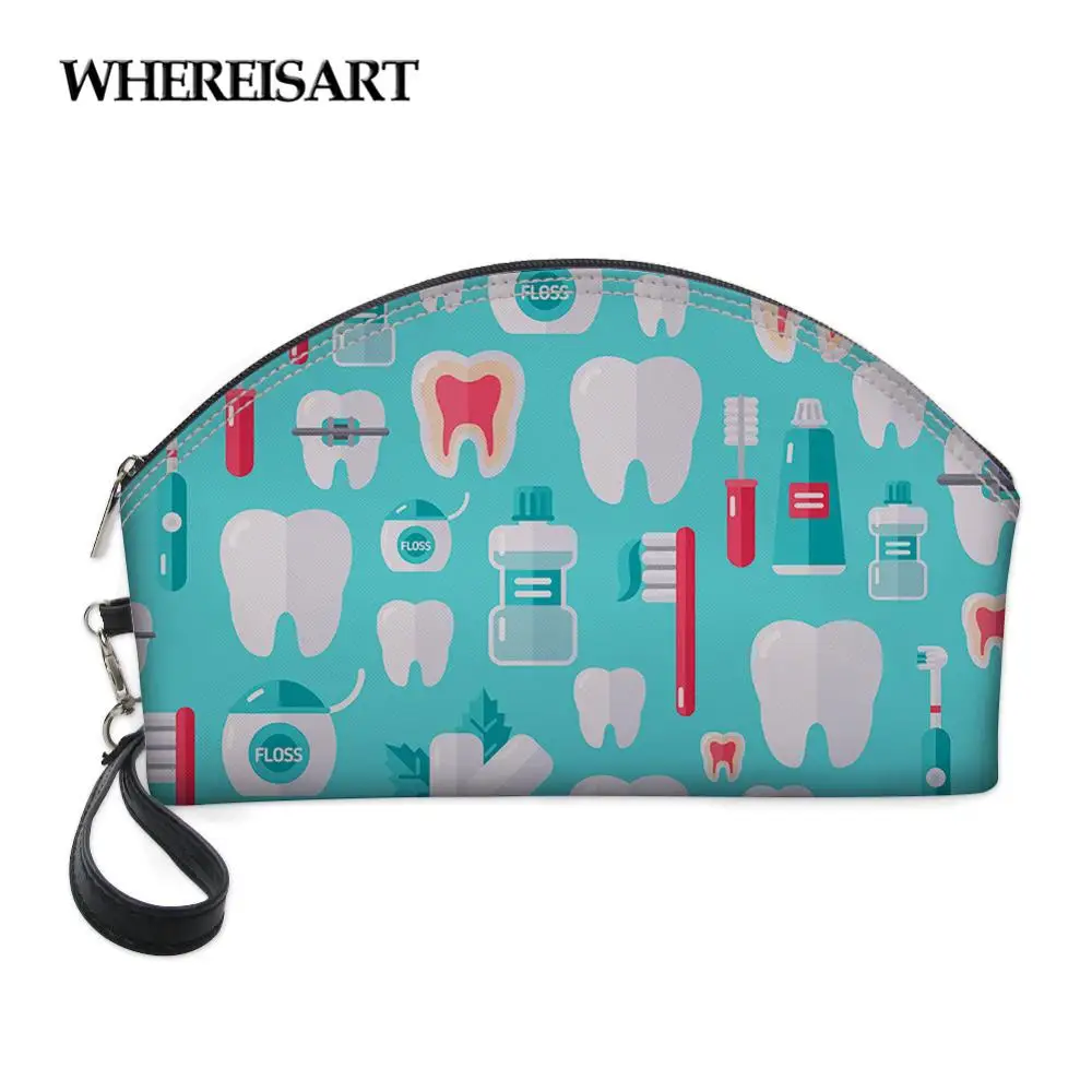 WHEREISART Cute Teeth Tool Prints Cosmetic Bags Cases For Women Make Up Cases Box Fashion Personalized Makeup Bag Bolsos Mujer
WHEREISART Cute Teeth Tool Prints Cosmetic Bags Cases For Women Make Up Cases Box Fashion Personalized Makeup Bag Bolsos Mujer
