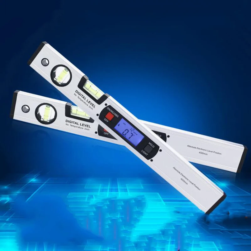 Electronic digital level gauge with / without magnetic aluminum alloy high precision digital slope meter protractor angle meter
Electronic digital level gauge with / without magnetic aluminum alloy high precision digital slope meter protractor angle meter
