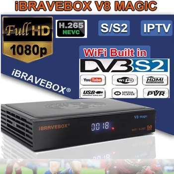 V8 Magic DVB S2 Satellite Receiver Combo HD Digital H.265 DVB -S/S2 Receptor Built-in WIFI TV Turner EPG Cccams IPTV Receiver
V8 Magic DVB S2 Satellite Receiver Combo HD Digital H.265 DVB -S/S2 Receptor Built-in WIFI TV Turner EPG Cccams IPTV Receiver