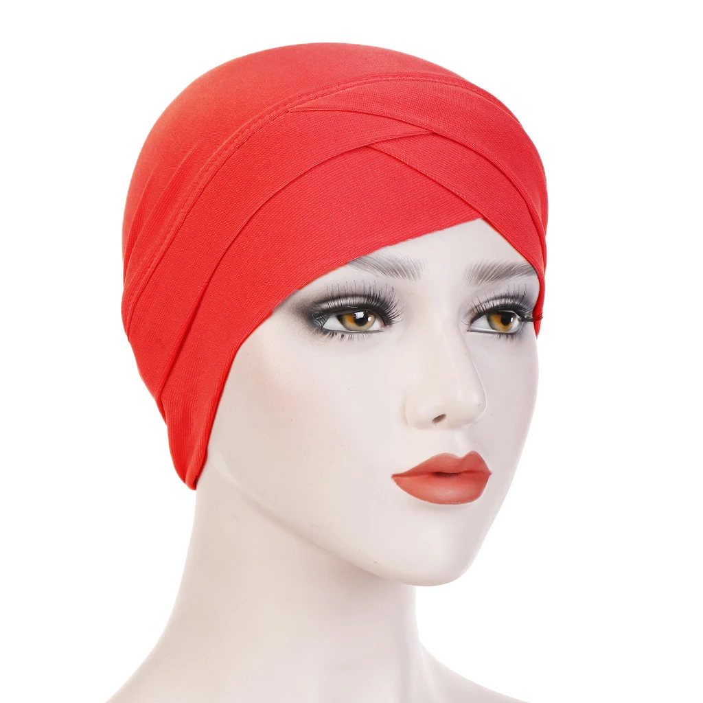 FADACHY Chemo Turban Hair Loss Turban Beanie Hat Cancer Headwear Headwrap Scarfs Cap Women Silky Muslim Beanie