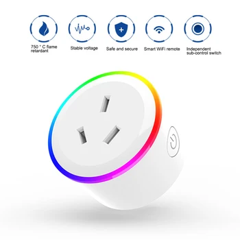 AU Plug WiFi Smart Socket with power Monitor Remote Control Timer Outlet Power Plug for Phone App
AU Plug WiFi Smart Socket with power Monitor Remote Control Timer Outlet Power Plug for Phone App