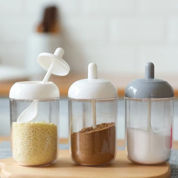 2pcs Spice Jar Portable Transparent Useful Spice Holder Food Storage Jar Sugar Jar Nut Container for Kitchen Home Restaurant
2pcs Spice Jar Portable Transparent Useful Spice Holder Food Storage Jar Sugar Jar Nut Container for Kitchen Home Restaurant
