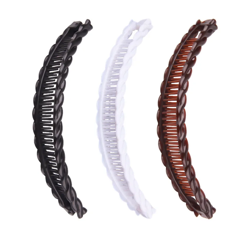 1pc Banana Hair Clip New Solid Color Hair Claws Women Barrettes Hairpins Hair Accessories For Girls Ponytail Hoder Hair Clamp
1pc Banana Hair Clip New Solid Color Hair Claws Women Barrettes Hairpins Hair Accessories For Girls Ponytail Hoder Hair Clamp