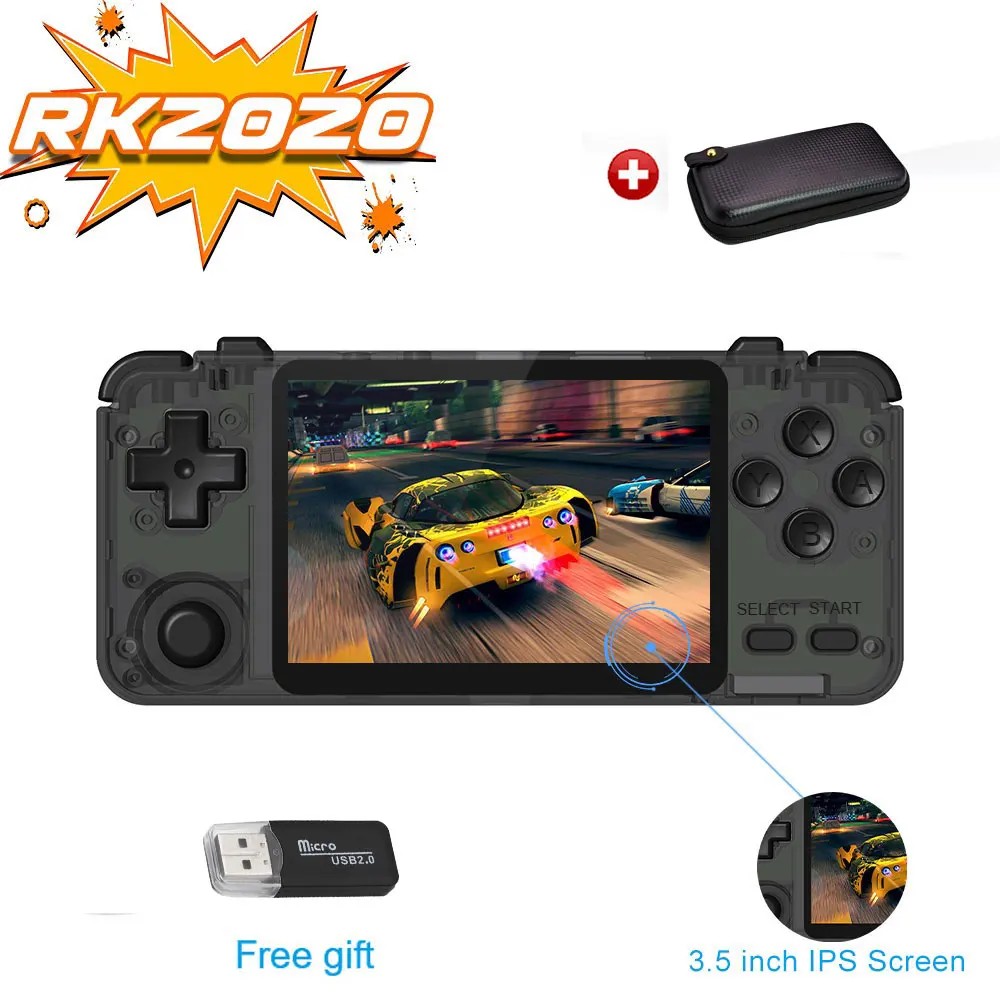 RK2020 3D games Retro Console 3.5inch IPS screen Portable handheld game console for PS1 N64 video game player rk2020
RK2020 3D games Retro Console 3.5inch IPS screen Portable handheld game console for PS1 N64 video game player rk2020