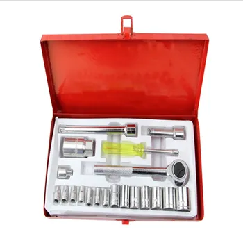 21-piece Set Of Socket Set Hexagon Socket Wrench Set Of Vehicle Repair, Mechanical Repair Kit 
21-piece Set Of Socket Set Hexagon Socket Wrench Set Of Vehicle Repair, Mechanical Repair Kit