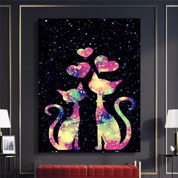 Wall Pictur Canvas Prints Beautiful Cat Form Posters Canvas Painting Tableau Mural Animal Print Poster Decorative Canvas Art
Wall Pictur Canvas Prints Beautiful Cat Form Posters Canvas Painting Tableau Mural Animal Print Poster Decorative Canvas Art