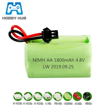 4.8v 1800mah NiMH Battery For Rc toys Cars Guns Tanks Robots 4.8v Rechargeable Battery AA Battery Pack 1-10Pcs For RC boats
4.8v 1800mah NiMH Battery For Rc toys Cars Guns Tanks Robots 4.8v Rechargeable Battery AA Battery Pack 1-10Pcs For RC boats
