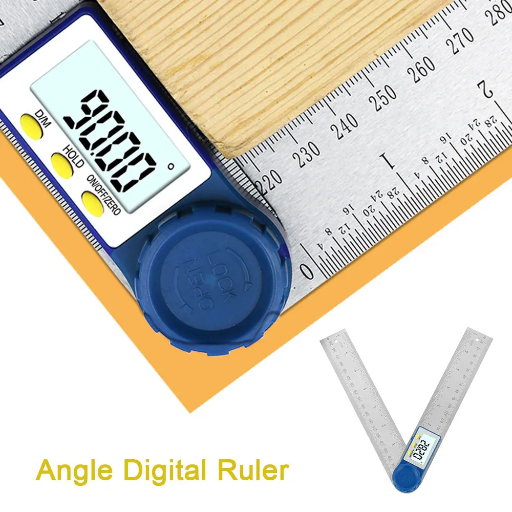 0-200mm 8'' Digital Meter Angle Inclinometer Angle Digital Ruler Electron Goniometer Protractor Angle finder Measuring Tool
0-200mm 8'' Digital Meter Angle Inclinometer Angle Digital Ruler Electron Goniometer Protractor Angle finder Measuring Tool