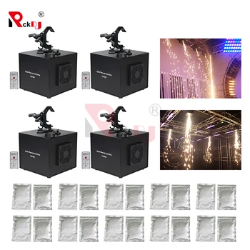 4pcs Machine and 20 Bags Powder 400W Fall Cold Spark Firework Machine with DMX And Remote Control for Wedding Events and Stage
4pcs Machine and 20 Bags Powder 400W Fall Cold Spark Firework Machine with DMX And Remote Control for Wedding Events and Stage