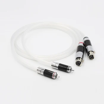 EasyLIFE Wisdom Network 5N Single Crystal Silver Plated 2RCA Male to XLR Female Plug Audio Cable HIFI 3 DJqwer QZ012
EasyLIFE Wisdom Network 5N Single Crystal Silver Plated 2RCA Male to XLR Female Plug Audio Cable HIFI 3 DJqwer QZ012