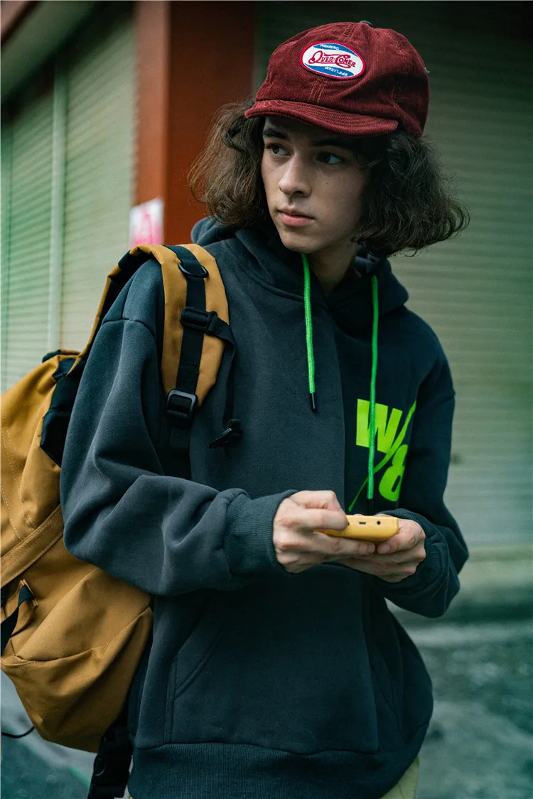 City Where the Product Japanese-style Popular Brand Printed Letter Men Blend Hoodie Europe And America Couples Tops Hoodie 
City Where the Product Japanese-style Popular Brand Printed Letter Men Blend Hoodie Europe And America Couples Tops Hoodie