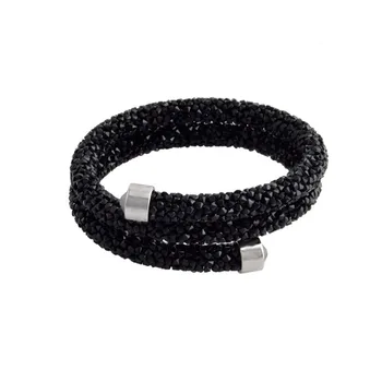 High quality SWA original LOGO crystal wide single grey Bracelet
High quality SWA original LOGO crystal wide single grey Bracelet
