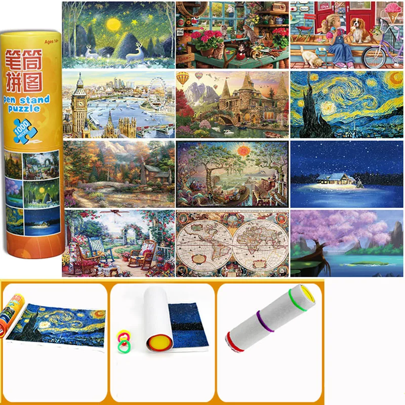 Jigsaw Puzzles 1000 for Adults Starry Sky Pen Holder Mini Decompression Paper Landscape Educational Toy Couple Children Gift U02
Jigsaw Puzzles 1000 for Adults Starry Sky Pen Holder Mini Decompression Paper Landscape Educational Toy Couple Children Gift U02