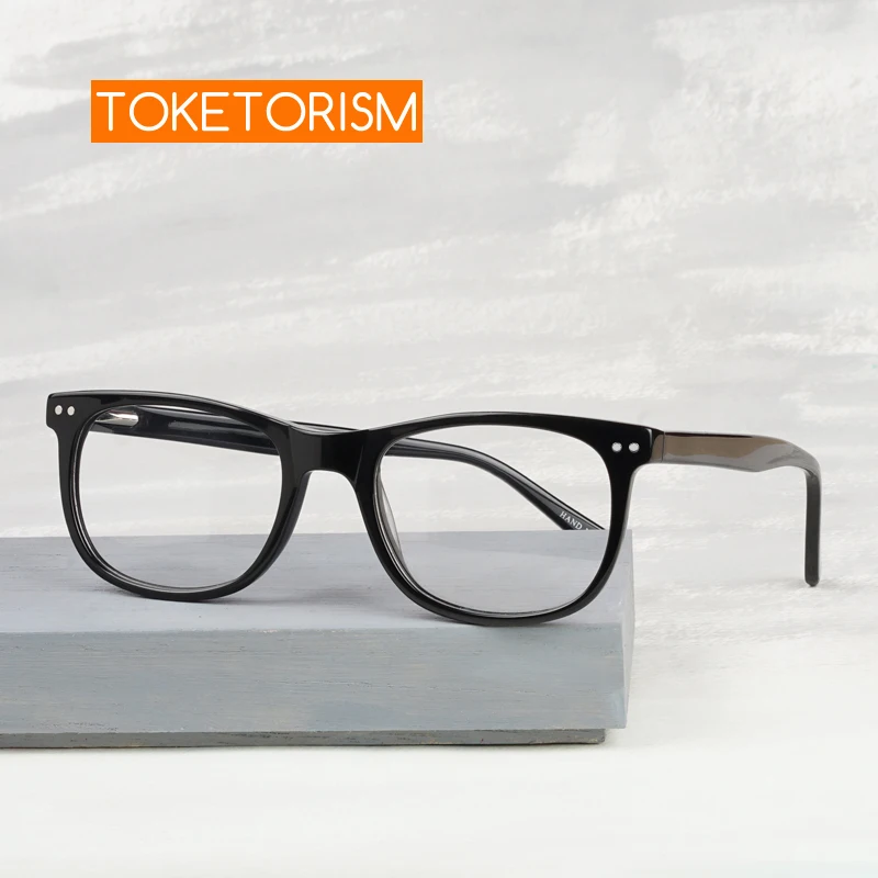 Toketorism rectangle acetate mens quality plain eyeglassses for Optics prescription glasses frames
Toketorism rectangle acetate mens quality plain eyeglassses for Optics prescription glasses frames