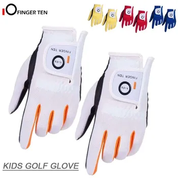 Luvas de Golfe PGM: Acelere Seu Jogo com Precisão e Conforto 12 2 Pcs or Pair Breathable Great Grip Golf Gloves for Kids Junior Youth Toddler Boys Girls Dura Feel Left Hand Right Hand