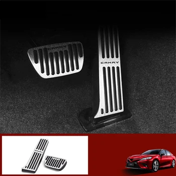 Aluminum Car Accelerator Gas Pedal Brake Pedal Footrest Pedal Non Slip Pads Cover Case AT For Toyota Camry 2018 2019 Accessories
Aluminum Car Accelerator Gas Pedal Brake Pedal Footrest Pedal Non Slip Pads Cover Case AT For Toyota Camry 2018 2019 Accessories