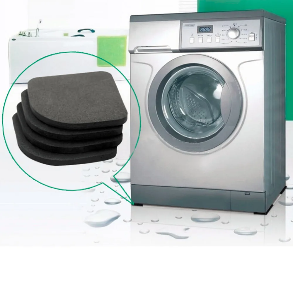 4pcs Multifunctional Refrigerator Anti-vibration Pad Mat For Washing Machine Shock Pads Non-slip Mats Set Bathroom Accessories
4pcs Multifunctional Refrigerator Anti-vibration Pad Mat For Washing Machine Shock Pads Non-slip Mats Set Bathroom Accessories
