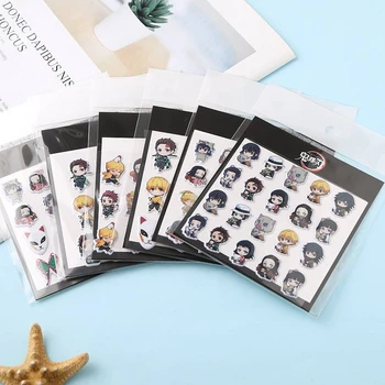 Anime Demon Slayer Kimetsu No Yaiba Kamado Tanjirou Cute 3D Bubble Stickers Notebook Diary DIY Decor stationery kids gift 
Anime Demon Slayer Kimetsu No Yaiba Kamado Tanjirou Cute 3D Bubble Stickers Notebook Diary DIY Decor stationery kids gift