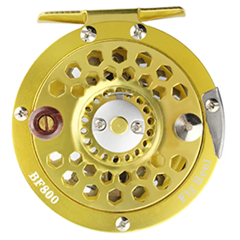 EKFan New WT Fly Fishing Reel CNC Machine Aluminum Alloy Fly Fishing Reel Ultralight Gold Color Fishing Reel 
EKFan New WT Fly Fishing Reel CNC Machine Aluminum Alloy Fly Fishing Reel Ultralight Gold Color Fishing Reel
