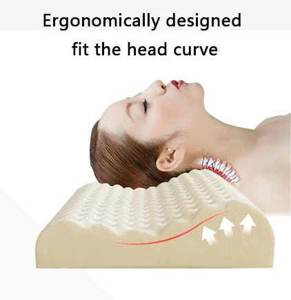 1 Piece Sleeping Pillow Orthopedic Memory Foam Stabilize Sleeping