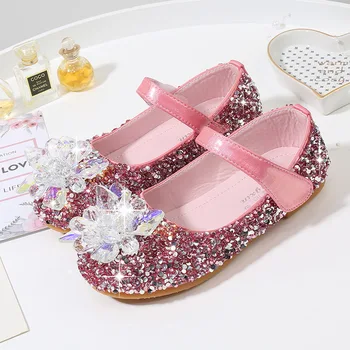 Rhinestone Flower Girls Flat Shoes Glitter Kids Leather Shoes Princess Girls Mary Jane 1.6#10/10D50
Rhinestone Flower Girls Flat Shoes Glitter Kids Leather Shoes Princess Girls Mary Jane 1.6#10/10D50