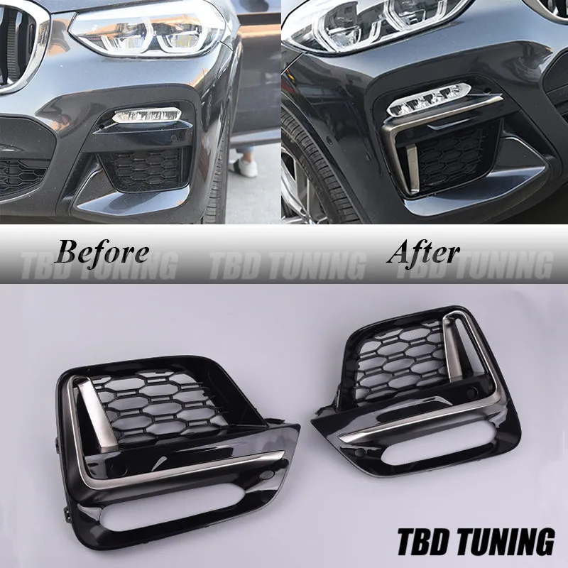 For BMW X3 G01 / X4 G02 Front Fog Light Cover Grille Trim Accessories Look Like MSport Grille Style 2018 2019 2020 X3 X4 G01/02
For BMW X3 G01 / X4 G02 Front Fog Light Cover Grille Trim Accessories Look Like MSport Grille Style 2018 2019 2020 X3 X4 G01/02
