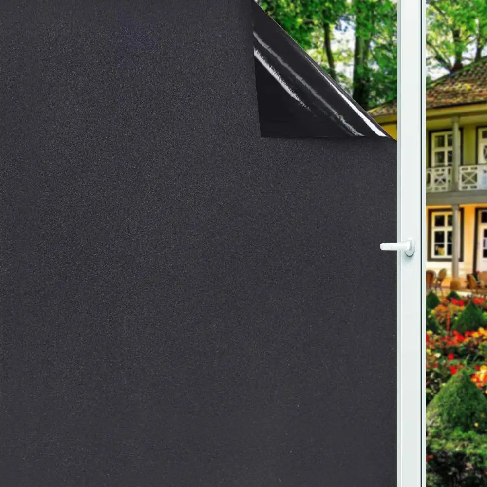 Funlife Static Total Blackout Window Film Privacy Room Darkening Window Tint Black Window Sticker Removable 100% Light Blocking
Funlife Static Total Blackout Window Film Privacy Room Darkening Window Tint Black Window Sticker Removable 100% Light Blocking