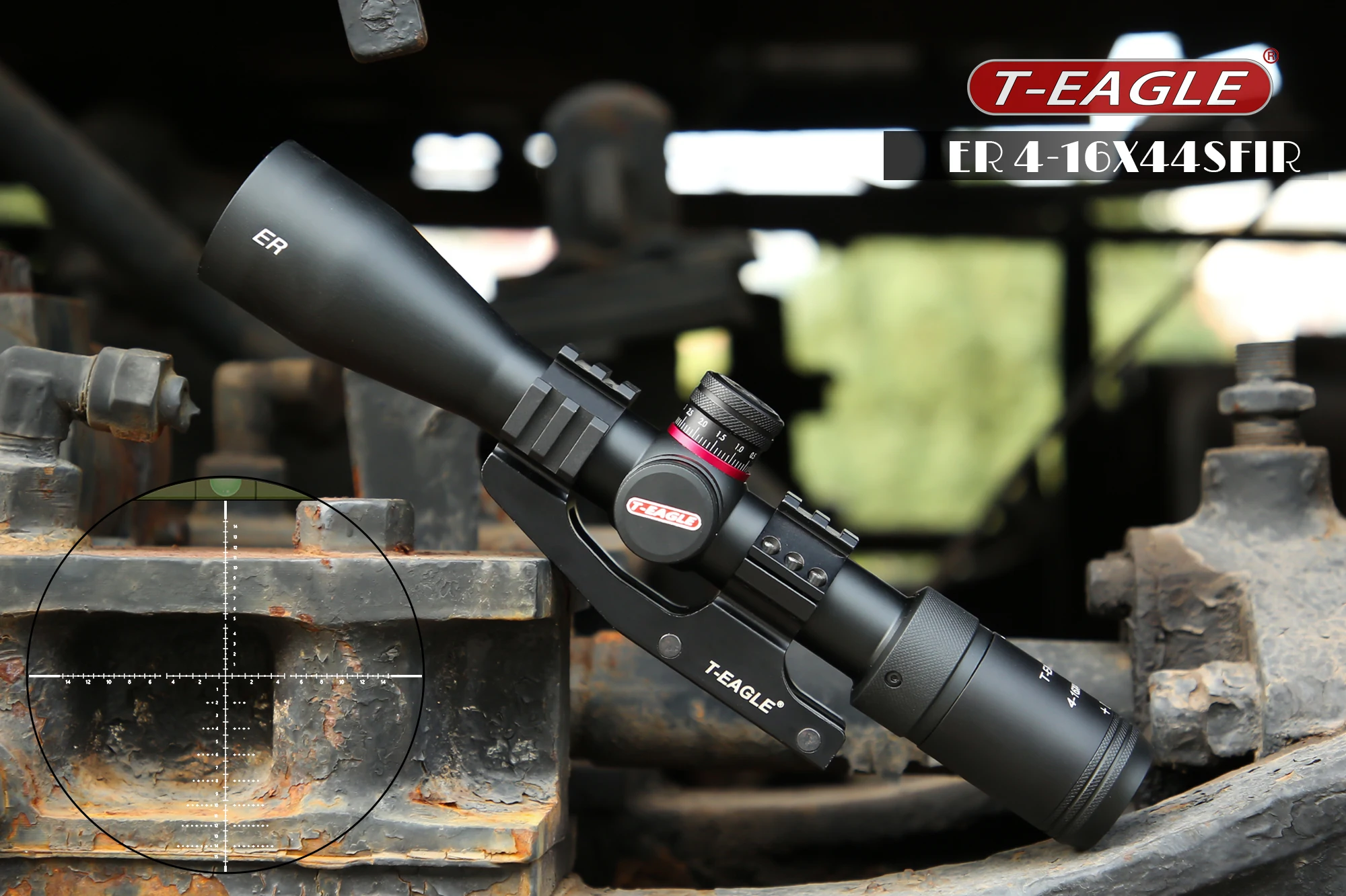 T-EAGLE ER 4-16x44 SFIR Riflescope With Level Bubble AirRifle Optics Glass Reticl Illuminated Optics Riflescope For PCP Hunting
T-EAGLE ER 4-16x44 SFIR Riflescope With Level Bubble AirRifle Optics Glass Reticl Illuminated Optics Riflescope For PCP Hunting
