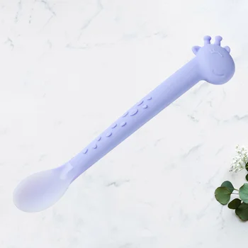 Creative Soft Spoon Adorable Silicone Spoon Feeding Tableware Rice Paste Spoon for Children Newborn Baby (Purple)
Creative Soft Spoon Adorable Silicone Spoon Feeding Tableware Rice Paste Spoon for Children Newborn Baby (Purple)