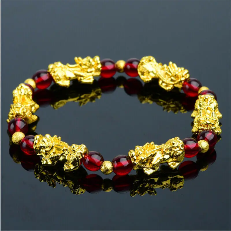 Pixiu – Bracelet porte-bonheur en Agate, feng shui, bête chinoise, bijoux porte-bonheur 4