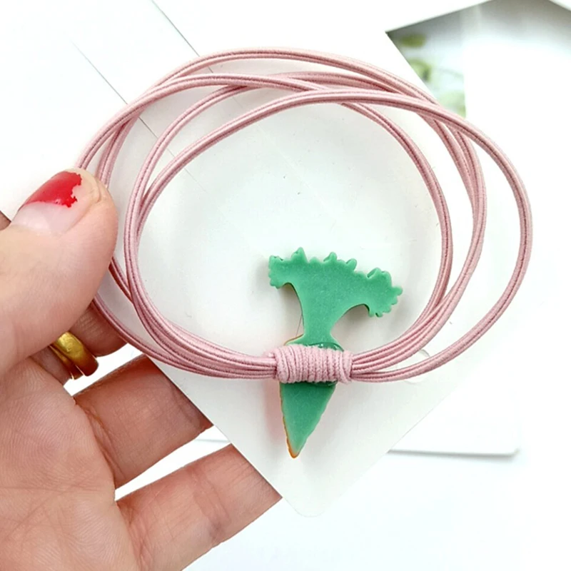 New Hair Accessories For Women Girl Small Cute Fruit Ring Temperament Ball Lamb Rope Tie Rubber Band Hair Pendant Rope 2020