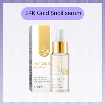 2/1 Pc 24K Gold Snail Facial Serum Hyaluronic Acid Whitening Snail Essence Moisturizing Brighten Tighten Skin Essence TSLM1
2/1 Pc 24K Gold Snail Facial Serum Hyaluronic Acid Whitening Snail Essence Moisturizing Brighten Tighten Skin Essence TSLM1