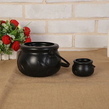 Plastic Cauldron Decoration Candy Holders Witch Pot with Handle for Halloween Trick or Treat Bucket 1pcs
Plastic Cauldron Decoration Candy Holders Witch Pot with Handle for Halloween Trick or Treat Bucket 1pcs