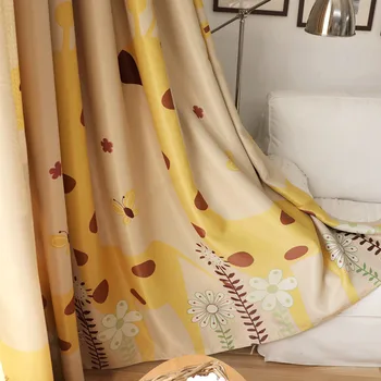 Yellow Cartoon Giraffe Printed Curtains and Screens Are Suitable for Customizing The Finished Products of Children's Room
Yellow Cartoon Giraffe Printed Curtains and Screens Are Suitable for Customizing The Finished Products of Children's Room