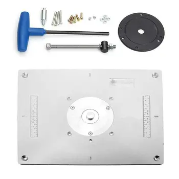 Aluminum alloy Router Table Insert Plate For ular Router Trimmers Models Engrving Machine DIY Woodworking Benches
Aluminum alloy Router Table Insert Plate For ular Router Trimmers Models Engrving Machine DIY Woodworking Benches