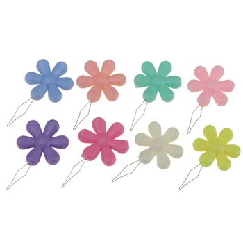 10 Pcs Plastic Flower Head Wire Loop Needle Threaders Threading Hook Needle Threader Stitch DIY Tool Needle Craft Accessories
10 Pcs Plastic Flower Head Wire Loop Needle Threaders Threading Hook Needle Threader Stitch DIY Tool Needle Craft Accessories