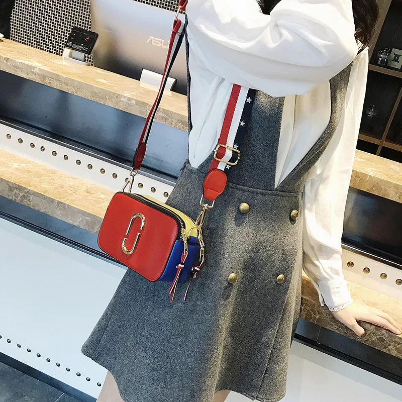 Small Bag Women's 2019 New Style Fashion Korean-style WOMEN'S Bag Wide-Strap Versatile Messenger Bag Fashion Contrast Color Squa
Small Bag Women's 2019 New Style Fashion Korean-style WOMEN'S Bag Wide-Strap Versatile Messenger Bag Fashion Contrast Color Squa