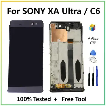 For Sony Xperia XA Ultra LCD Display Touch Screen Digitizer Assembly With Frame Replacement For Xperia C6 F3211 F3212 6.0" LCDs
For Sony Xperia XA Ultra LCD Display Touch Screen Digitizer Assembly With Frame Replacement For Xperia C6 F3211 F3212 6.0" LCDs