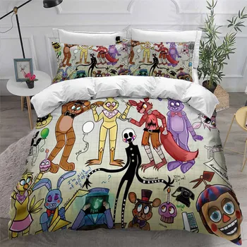 HELENGILI 3D Bedding Set Five Nights at Freddy's Print Duvet Cover Set Bedcloth with Pillowcase Bed Set Home Textiles #WYHG31
HELENGILI 3D Bedding Set Five Nights at Freddy's Print Duvet Cover Set Bedcloth with Pillowcase Bed Set Home Textiles #WYHG31