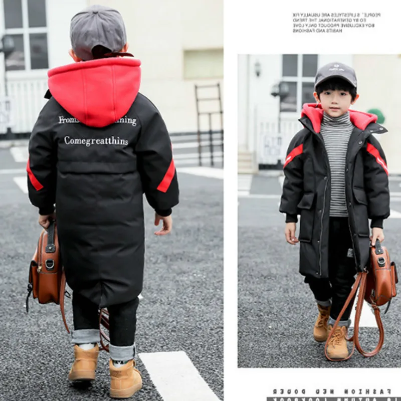 Children Winter Jacket for Boy 2019 Boy Clothes Warm Winter Down Cotton Jacket Hooded Coat Teenager Thicken Outerwear Kids Parka
Children Winter Jacket for Boy 2019 Boy Clothes Warm Winter Down Cotton Jacket Hooded Coat Teenager Thicken Outerwear Kids Parka