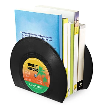 1pc Vintage Bookend CD Design Silicone Vinyl Bookend Desk Organizer Retro Book Holder Desktop School Office Accessories
1pc Vintage Bookend CD Design Silicone Vinyl Bookend Desk Organizer Retro Book Holder Desktop School Office Accessories