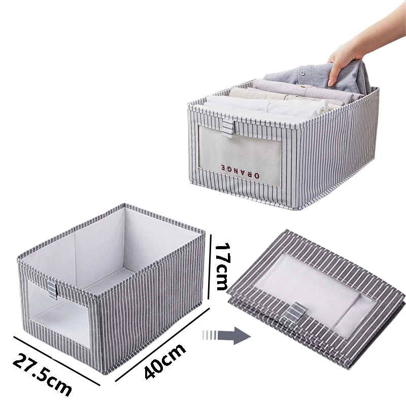 Foldable Underwear Storage Box Household Non Woven Clothing Storage Box Space-saving Wardrobe Drawer Finishing Container
Foldable Underwear Storage Box Household Non Woven Clothing Storage Box Space-saving Wardrobe Drawer Finishing Container