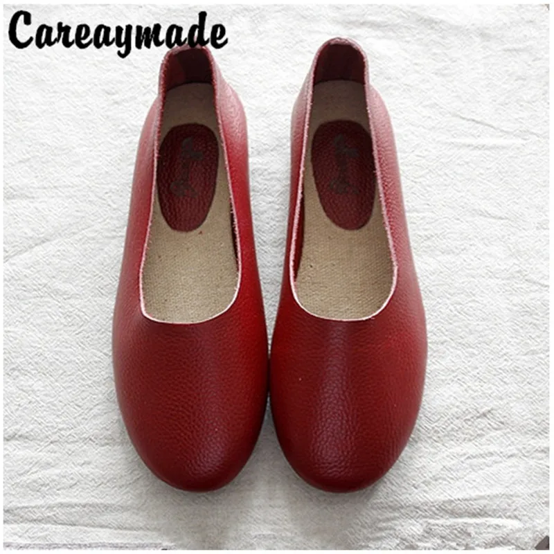 Careaymade-Genuine leather flat sole cowhide women's single shoes, literature&art retro-vintage round-headed hand-made shoes
Careaymade-Genuine leather flat sole cowhide women's single shoes, literature&art retro-vintage round-headed hand-made shoes
