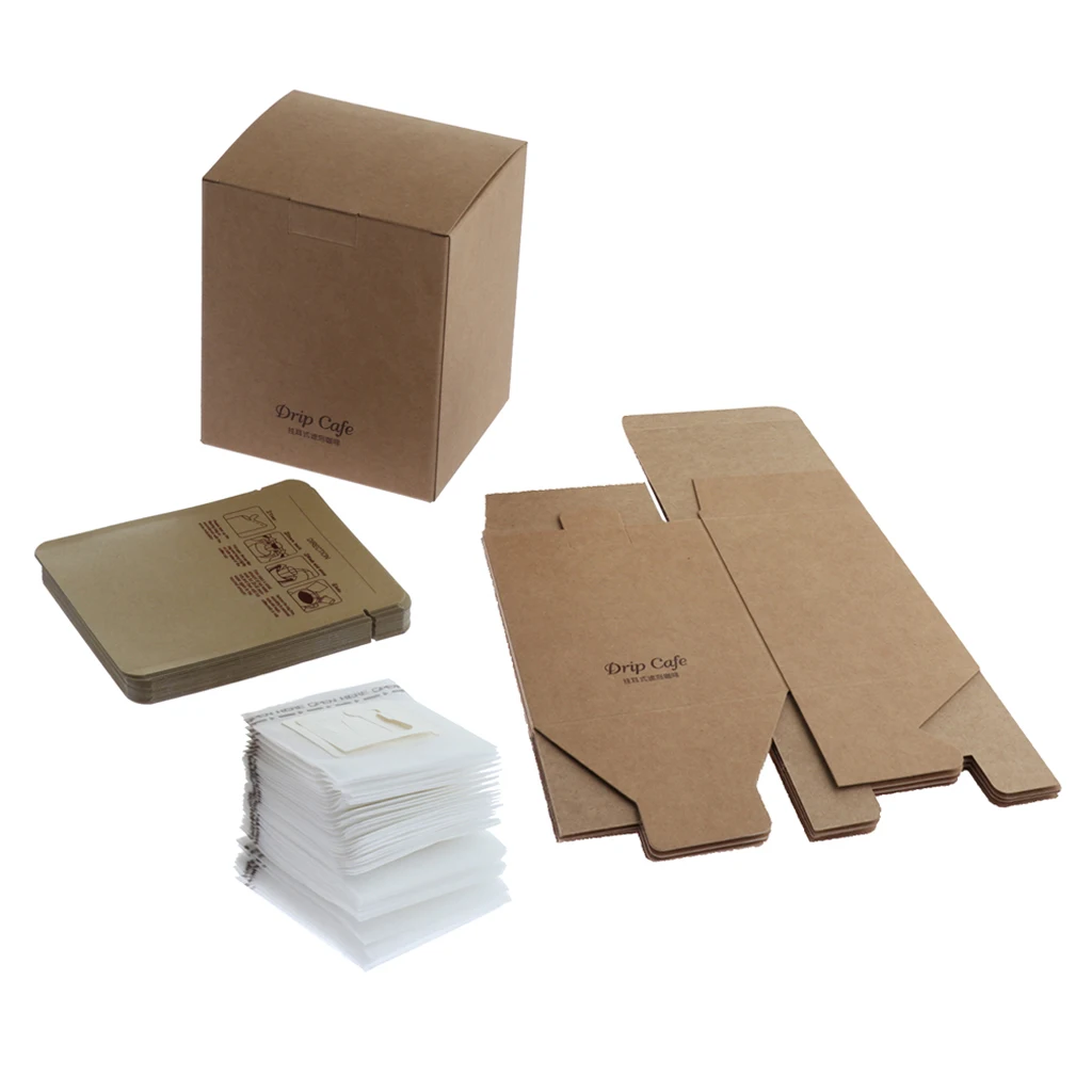 105 Pieces Hanging Ear Drip Coffee Filter Paper Bag Travel Portable Disposable Filters+Kraft Aluminum Foil Bags
105 Pieces Hanging Ear Drip Coffee Filter Paper Bag Travel Portable Disposable Filters+Kraft Aluminum Foil Bags