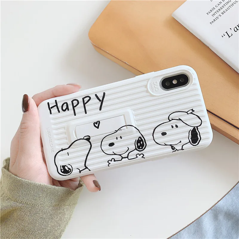 Cute Cartoon Luggage Cover for Iphone Xr X 8 7 6 6s Plus Xs Max Case with Kickstand Bracket Soft TPU Coque for Iphone X Case
Cute Cartoon Luggage Cover for Iphone Xr X 8 7 6 6s Plus Xs Max Case with Kickstand Bracket Soft TPU Coque for Iphone X Case