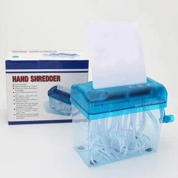 A6 Mini Manual Shredder Desktop Paper Strip Cutter Hand Paper Crusher Paper Cutting Machine For School Office Home Use
A6 Mini Manual Shredder Desktop Paper Strip Cutter Hand Paper Crusher Paper Cutting Machine For School Office Home Use