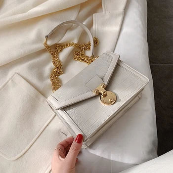 Stone Pattern PU Leather Crossbody Bags For Women 2021 Chain Fashion Small Shoulder Simple Bag Female Lock Handbags
Stone Pattern PU Leather Crossbody Bags For Women 2021 Chain Fashion Small Shoulder Simple Bag Female Lock Handbags