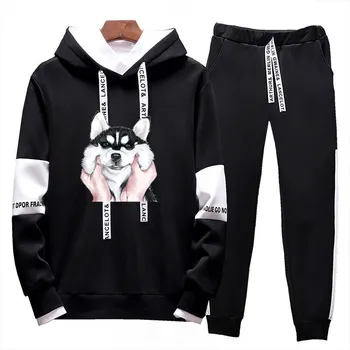 Spring Pullover 2020new two-piece hooded men's sportswear casual street hip-hop outfit jogger track suit fashion brand logo suit
Spring Pullover 2020new two-piece hooded men's sportswear casual street hip-hop outfit jogger track suit fashion brand logo suit